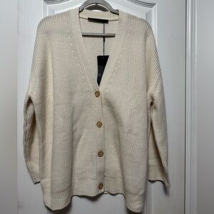 Jenni Kayne Cashmere Cocoon Cardigan Size S Ivory *NWT*